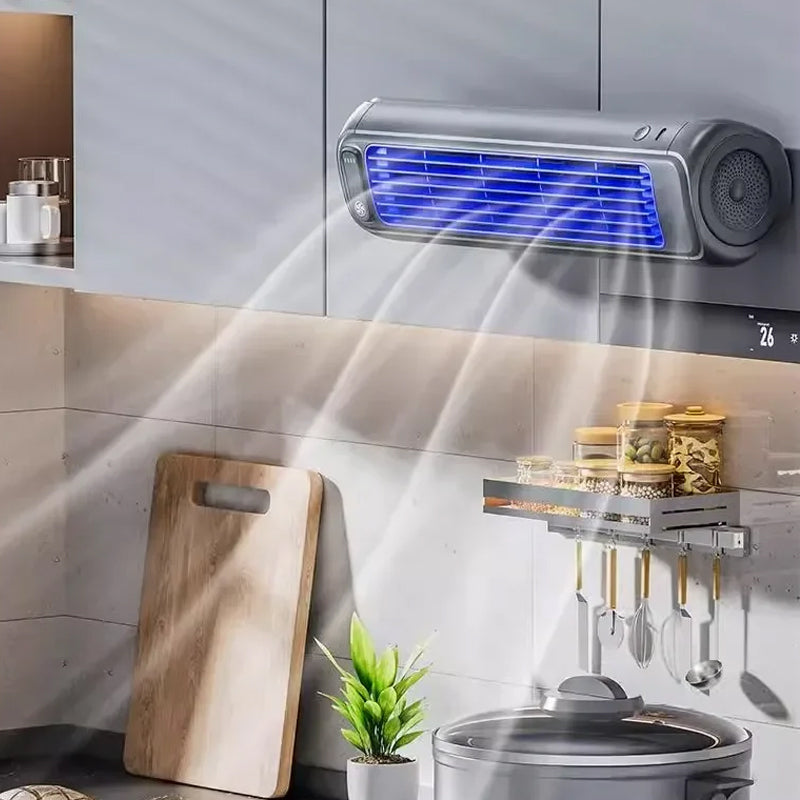 Portable Air Conditioner with Rapid Cooling and Long Battery Life for Wall Mounting