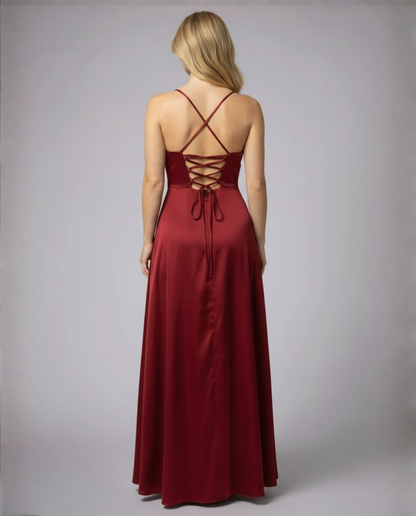 Women's Evening Dress with High Slit | Maxi