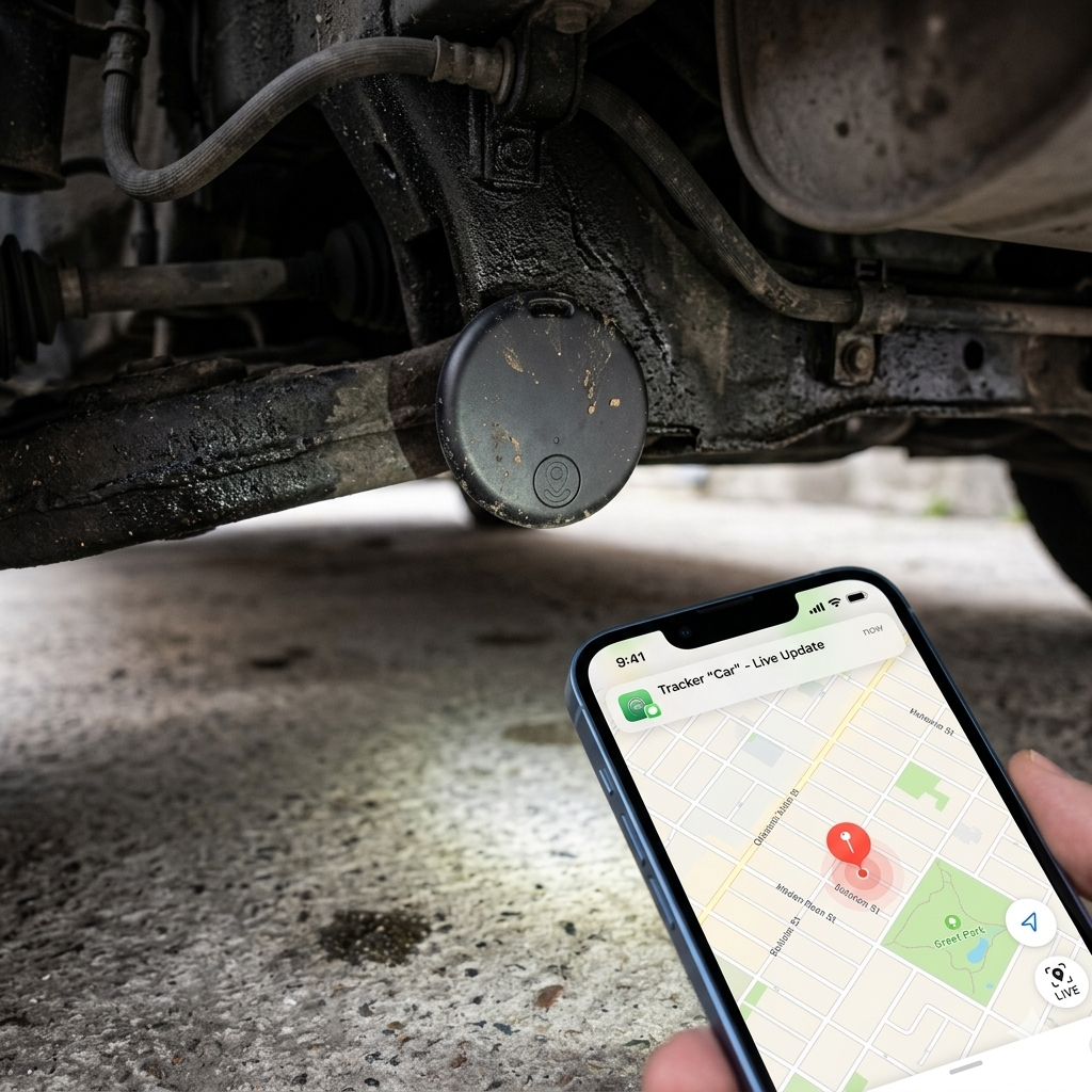 2-Pack Mini Magnetic GPS Trackers