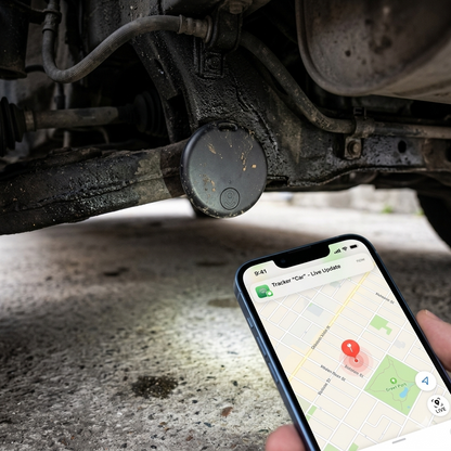 2-Pack Mini Magnetic GPS Trackers