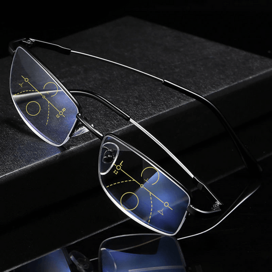 Progressive Intelligent Glasses | Multi-Focal Technology | Black