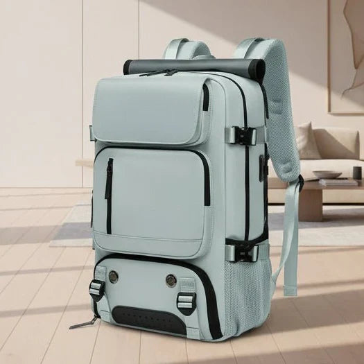 Large Waterproof Travel Backpack with USB Port