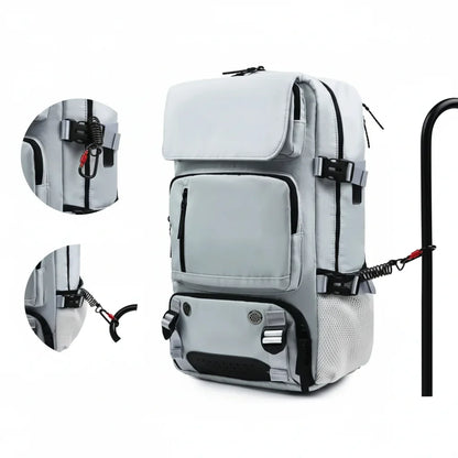Large Waterproof Travel Backpack with USB Port