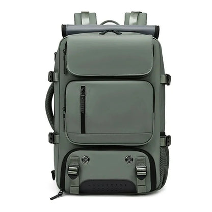 Large Waterproof Travel Backpack with USB Port