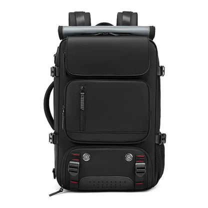 Large Waterproof Travel Backpack with USB Port