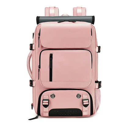 Large Waterproof Travel Backpack with USB Port