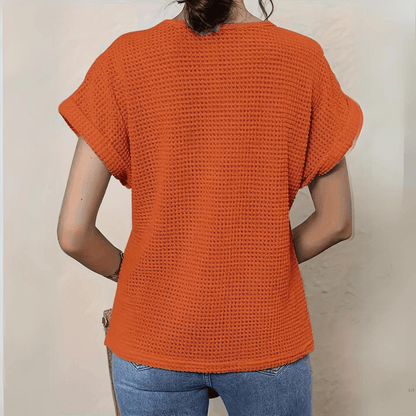 Women's Boho Summer Top | Short Sleeve