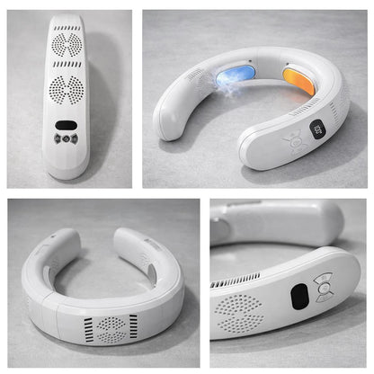 3 Zone Neck Cooler and Heater, All-Weather Wearable Neck Fan