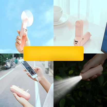 Compact Handheld USB Rechargeable Pocket Cooling Fan