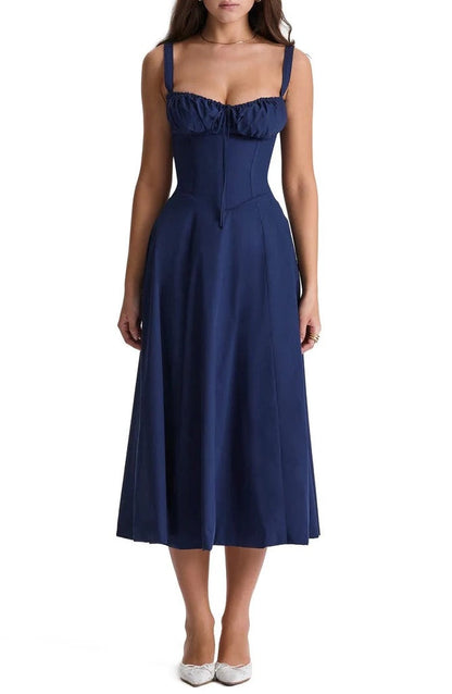 Women's Floral Print Sleeveless Summer Dress | Midi