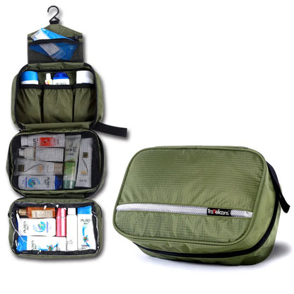 Large Waterproof Toiletry Bag for Men & Women | Travel Cosmetic Organizer | Durable Design & Spacious Storage