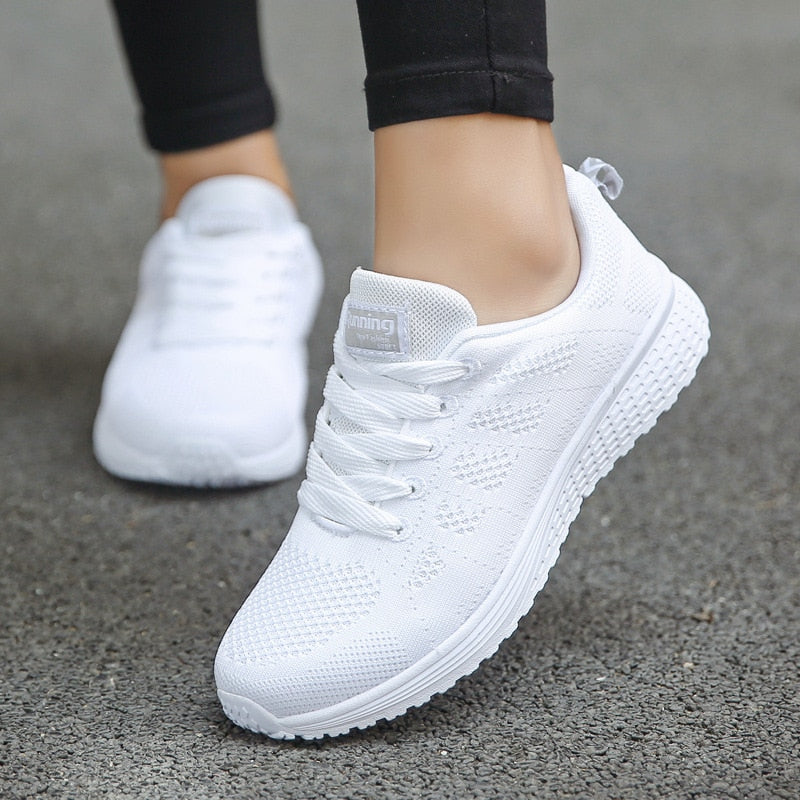 Women's Sporty Running Sneakers | Lace-Up