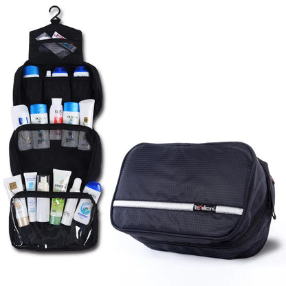 Large Waterproof Toiletry Bag for Men & Women | Travel Cosmetic Organizer | Durable Design & Spacious Storage