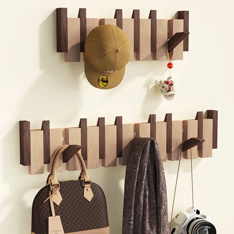 Handcrafted Wall Coat Rack in Piano Style