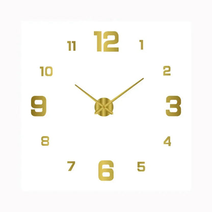 20 cm Silent Wall Clock with Classic Design in Plastic and Glass – Elegant and Easy to Read for Any Room