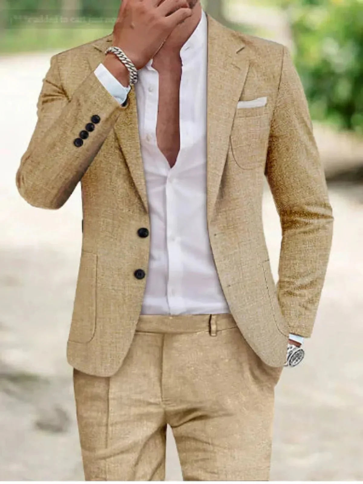 Men's Two-Piece Suits | Linen