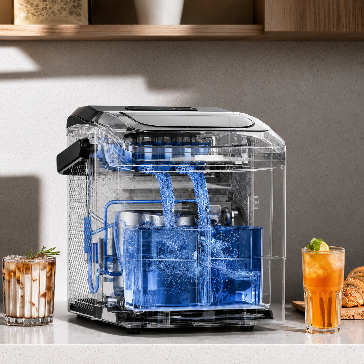 Portable Ice Cube Maker for Cooling