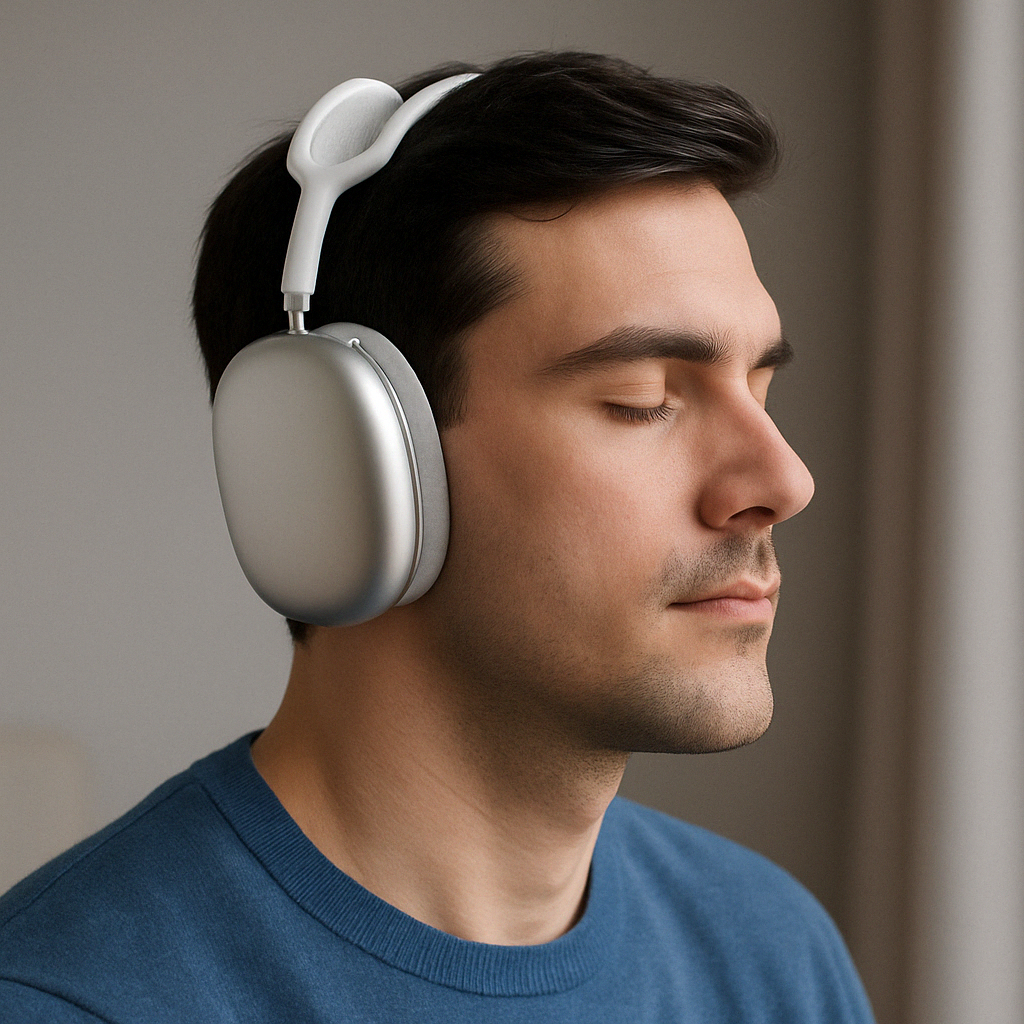 Wireless Over-Ear Headphones with Active Noise Cancellation