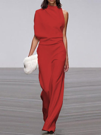 Women's Formal One-Shoulder Jumpsuit | Casual