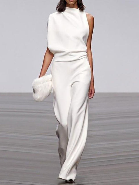 Women's Formal One-Shoulder Jumpsuit | Casual