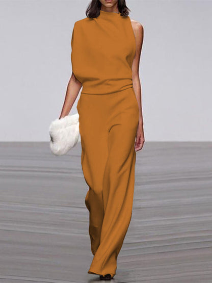 Women's Formal One-Shoulder Jumpsuit | Casual
