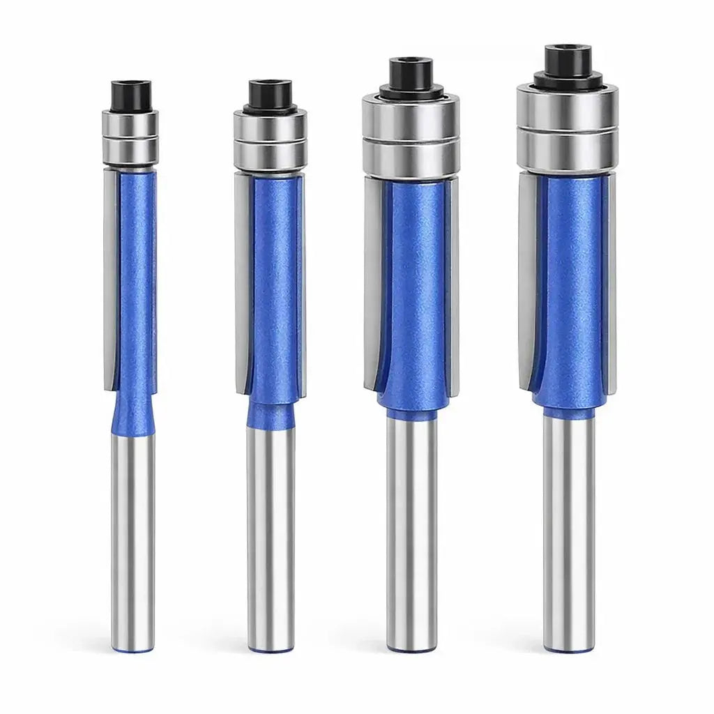 Set of 4 Deburring and Polishing Tools for Smooth, Splinter-Free Edges