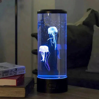 LED Mood Lamp Jellyfish with Color Changing Features for Office