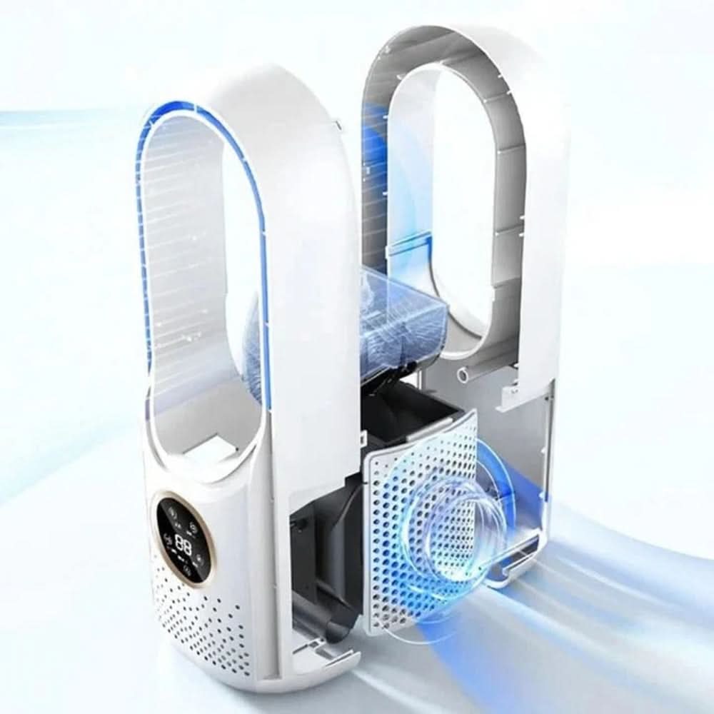 Silent Bladeless Air Cooler for Restful Nights
