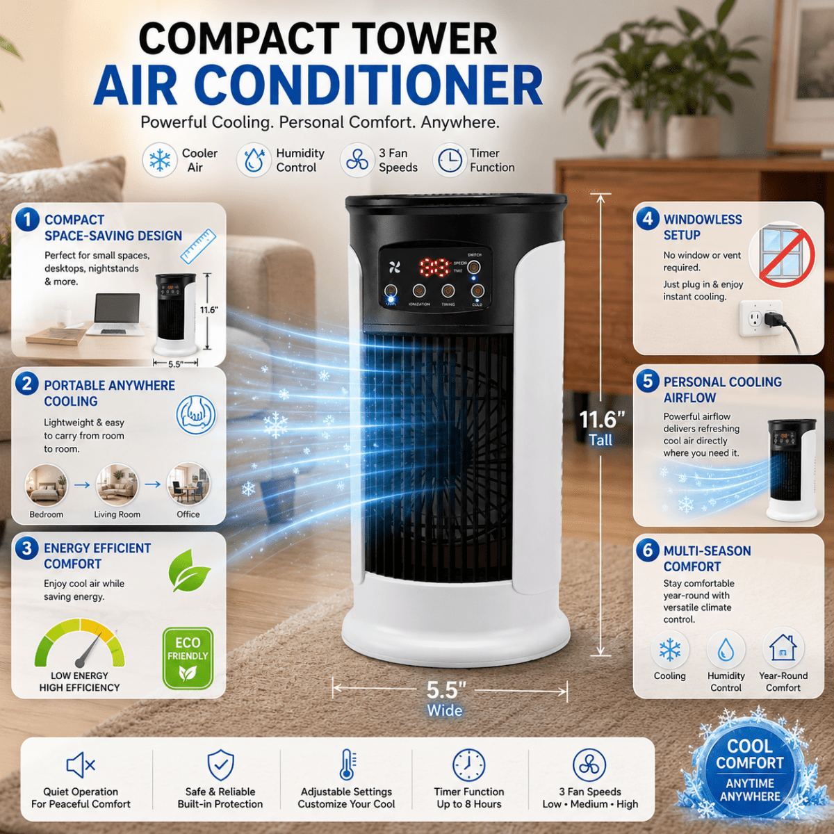 Portable Air Coolers for Effective Cooling in Apartments and Offices