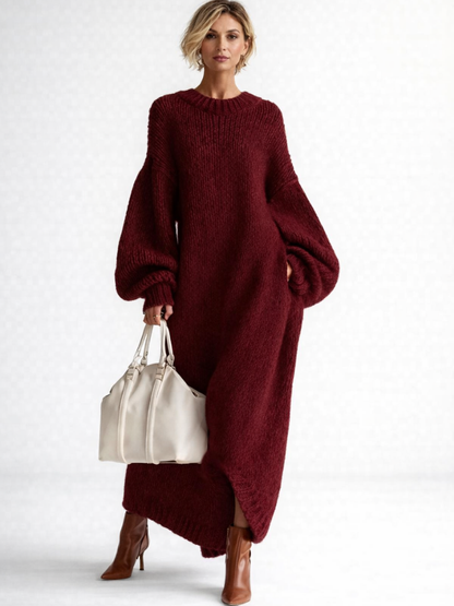 Women's Chunky Knit Oversized Sweater Dress | Winter