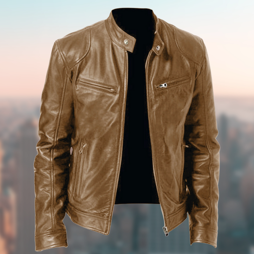 Men's Leather Jacket | Sleek