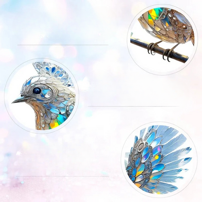 Crystal Bird Window Ornament – Sparkling Light Reflections for Your Home