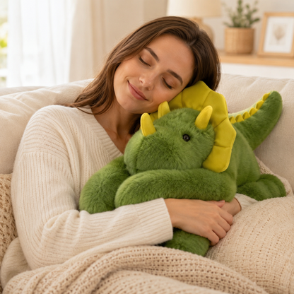 Cozy Plush Hug Pillow - Soft Stuffed Animal for Relaxation and Stress Relief