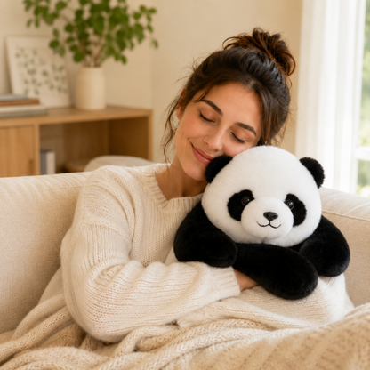 Cozy Plush Hug Pillow - Soft Stuffed Animal for Relaxation and Stress Relief