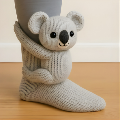 Unisex Soft and Cozy Animal-Patterned Winter House Socks