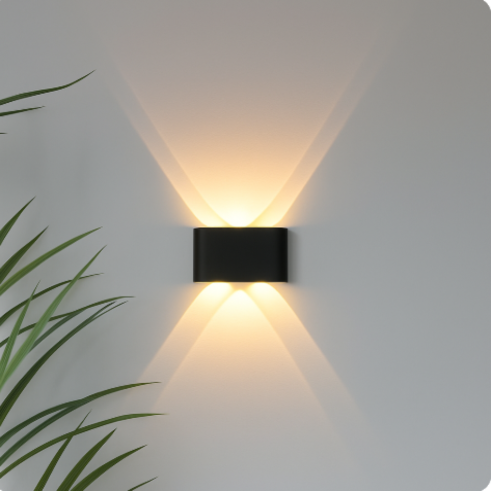 Contemporary Waterproof LED Outdoor Wall Light