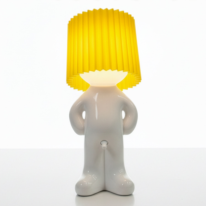 Humorous Battery-Powered Table Lamp with Dimmer | Wireless
