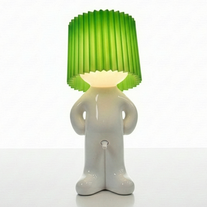 Humorous Battery-Powered Table Lamp with Dimmer | Wireless