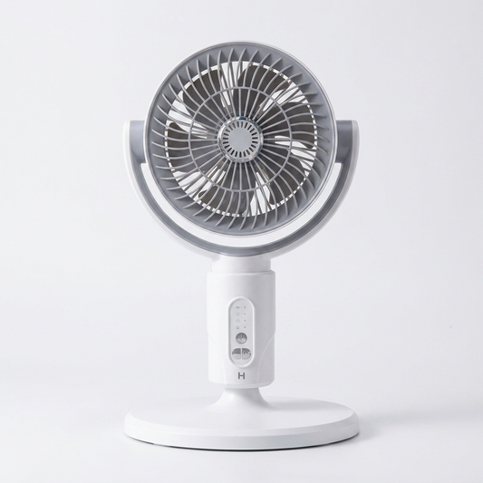10W Quiet Stand Fan – Remote Control – 5 Speed Settings – Height Adjustable – Perfect for Office Use