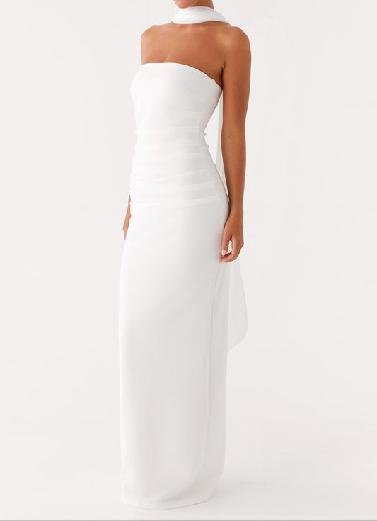 Brunetta Maxi Dress - White