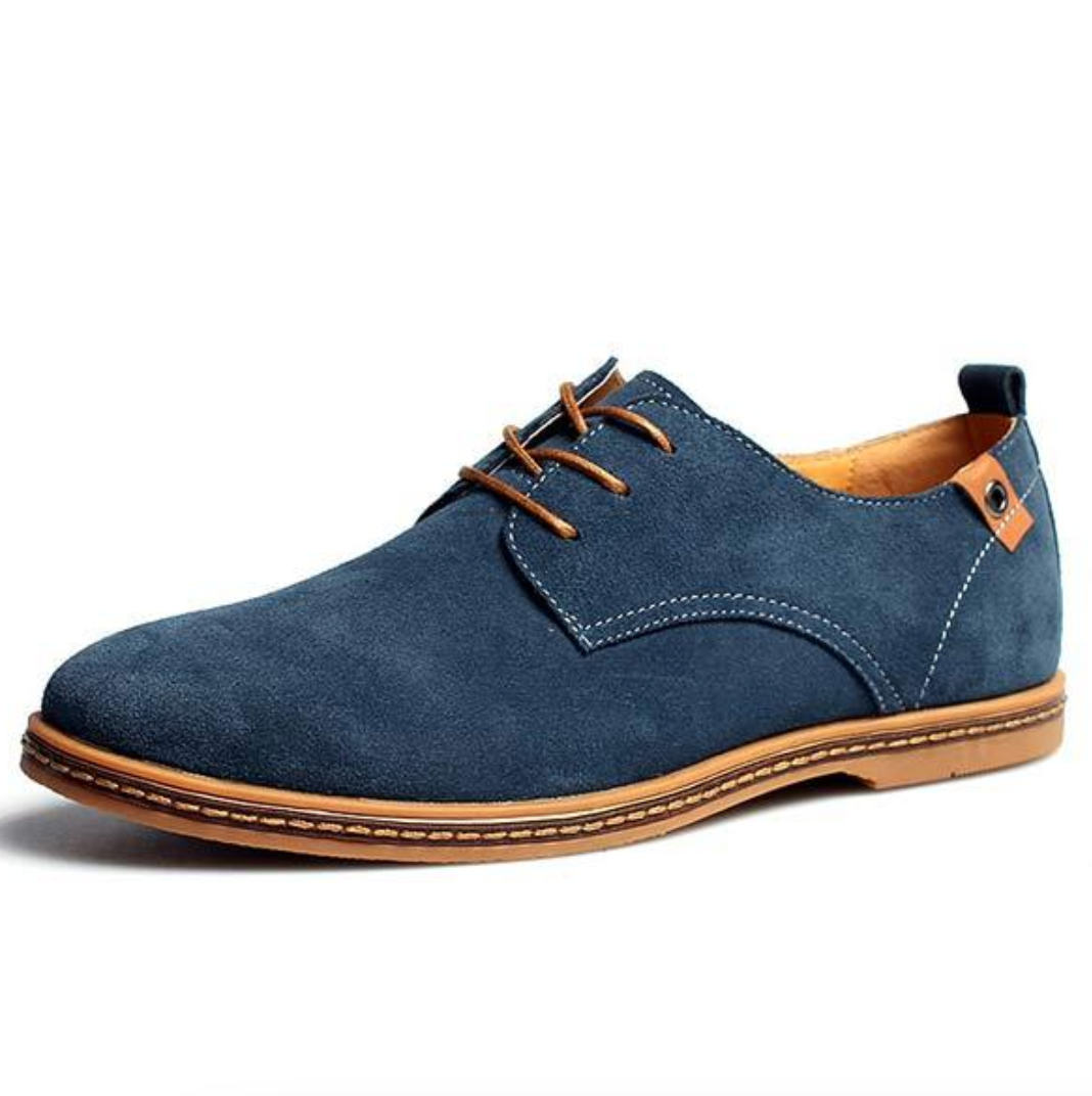 Mocassins Oxford en daim pour homme | À lacets