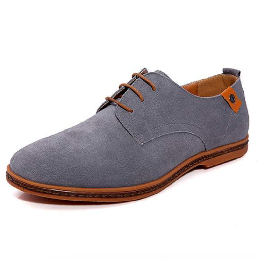 Mocassins Oxford en daim pour homme | À lacets
