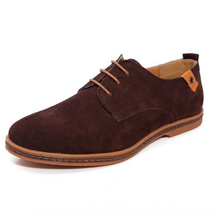 Mocassins Oxford en daim pour homme | À lacets