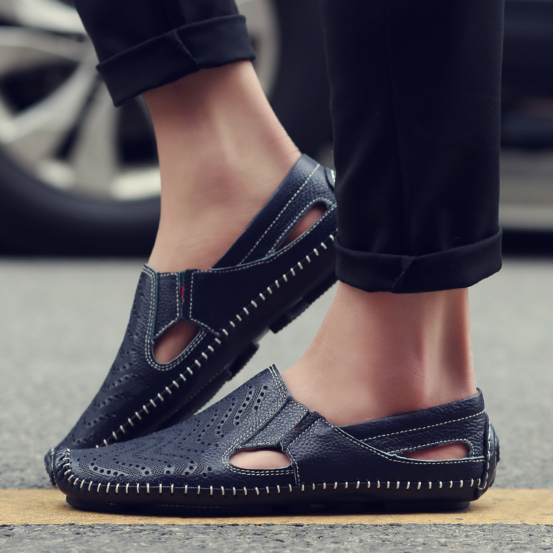 Men's Hollow-Out Summer Casual Sandals | Slip-On