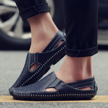 Men's Hollow-Out Summer Casual Sandals | Slip-On
