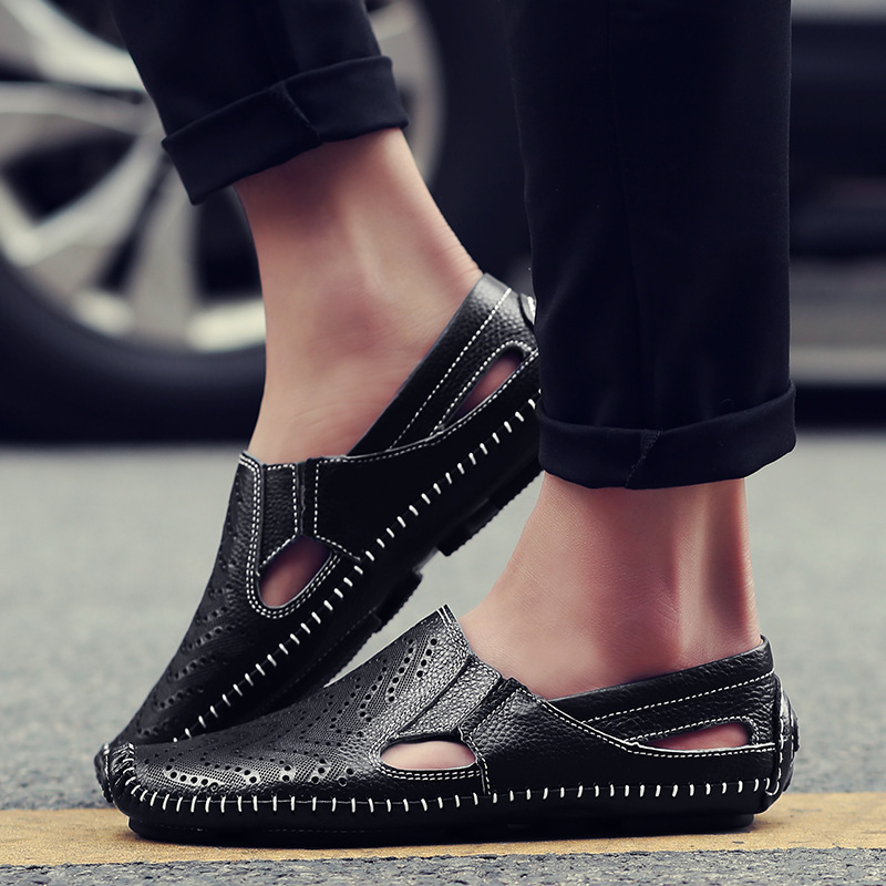 Men's Hollow-Out Summer Casual Sandals | Slip-On