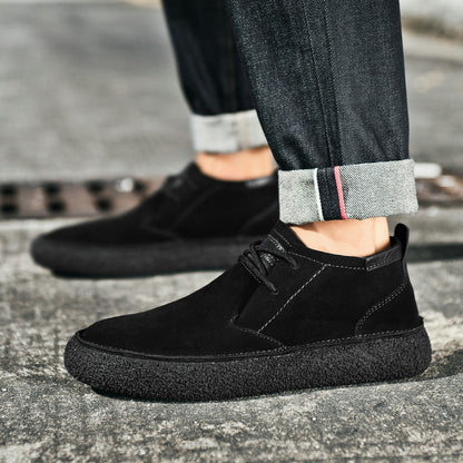 Men's Casual Mid-Top Loafers | Lace-Up