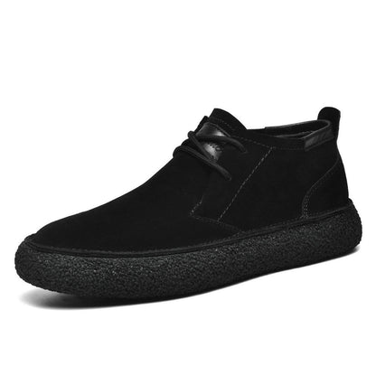 Men's Casual Mid-Top Loafers | Lace-Up