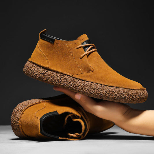 Men's Casual Mid-Top Loafers | Lace-Up