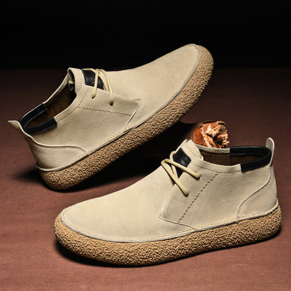 Men's Casual Mid-Top Loafers | Lace-Up